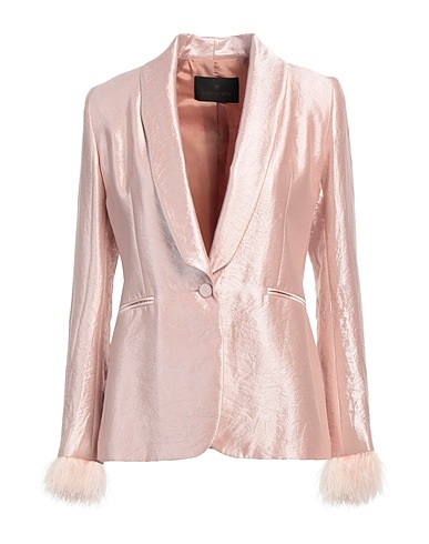 MANUEL RITZ Blazer Blush 67% Viscose, 19% Polyamide, 14% Polyester