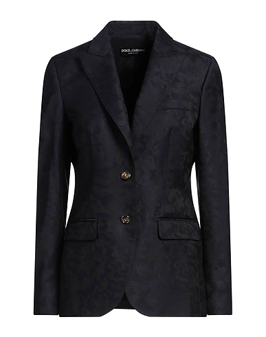 DOLCE&GABBANA Blazer Midnight blue 100% Virgin Wool