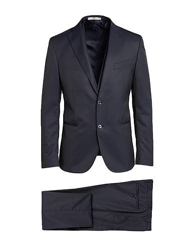 CC COLLECTION CORNELIANI Suits Midnight blue 51% Virgin Wool, 49% Polyester