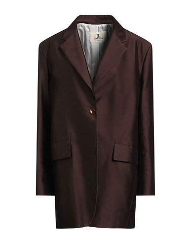 BARENA Blazer Dark brown 90% Cotton, 10% Polyamide