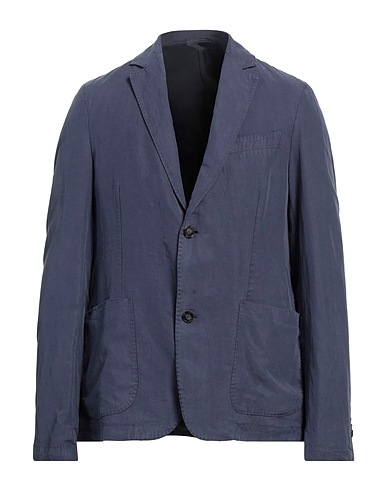 OFFICINE GÉNÉRALE Blazer Slate blue 59% Lyocell, 23% Linen, 18% Cotton
