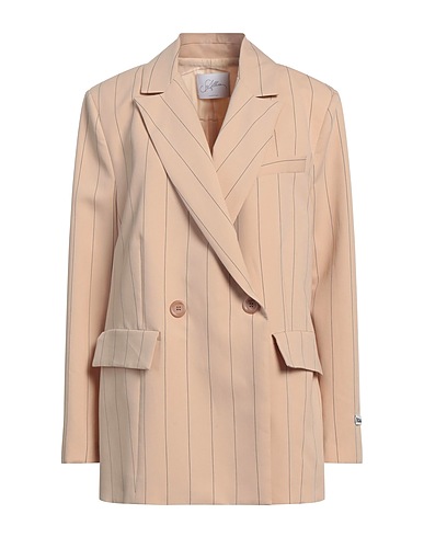 SOALLURE Blazer BEIGE 88% Viscose, 12% Polyester