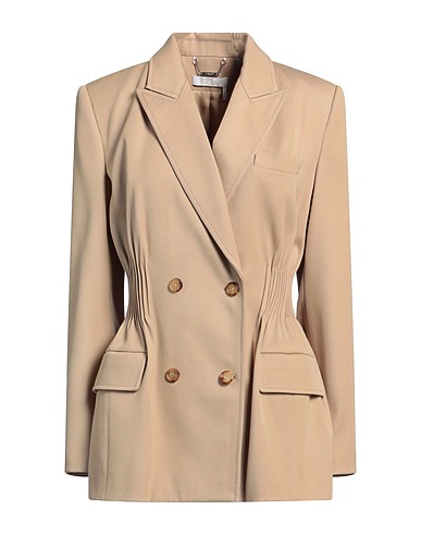 CHLOÉ Blazer Sand 100% Virgin Wool, Buffalo Horn