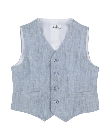 IL GUFO Suit vest 100% Linen
