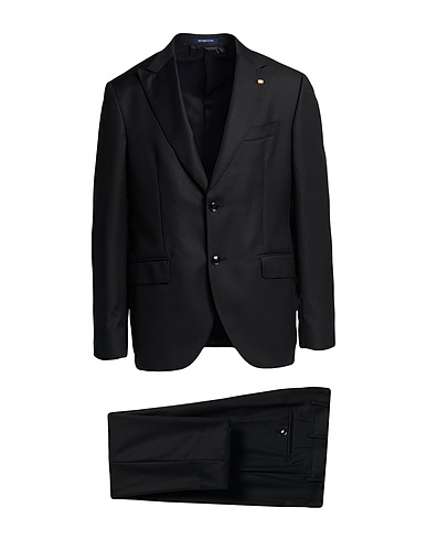 SARTORIA LATORRE Suits Black 100% Virgin Wool