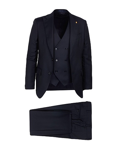SARTORIA LATORRE スーツ ミッドナイトブルー バージンウール 100%