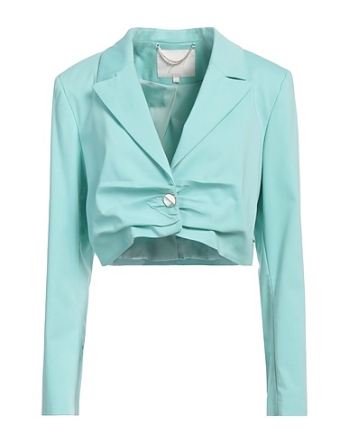 KOCCA Blazer Light green 92% Cotton, 6% Viscose, 1% Polyamide, 1% Metallic fiber