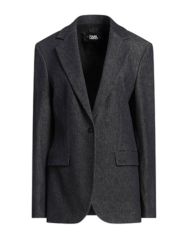 KARL LAGERFELD テーラードジャケット ミッドナイトブルー オーガニックコットン 98% / ポリウレタン 2%