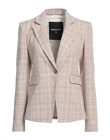 PATRIZIA PEPE Giacca Beige 49% Poliestere, 49% Viscosa, 2% Elastan