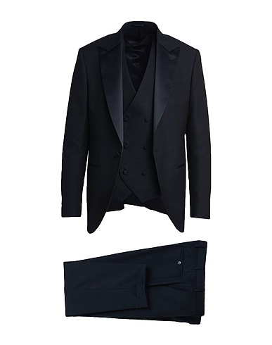 SARTORIA LATORRE Suits Midnight blue 97% Virgin Wool, 3% Elastane