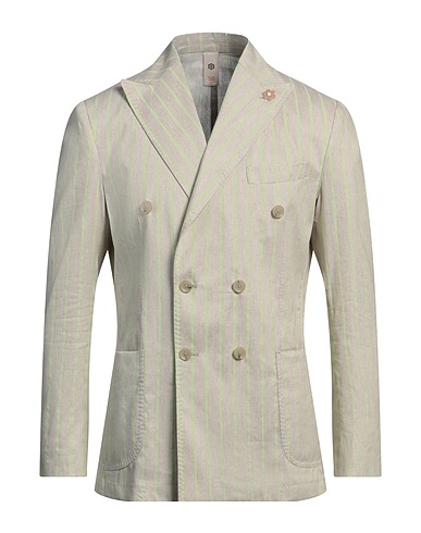 GABARDINE Blazers Hellgrau 50% Leinen, 50% Baumwolle