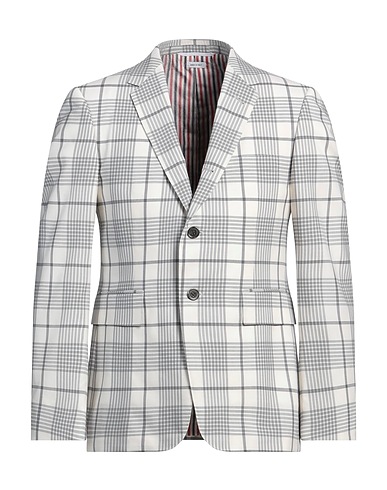 THOM BROWNE Blazer Light grey 100% Wool