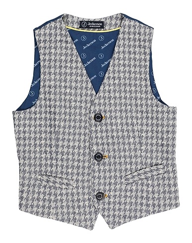 JECKERSON Waistcoat Navy blue 60% Polyester, 40% Cotton