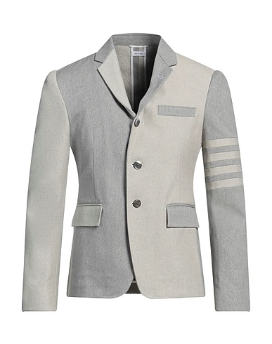THOM BROWNE Blazer Grey 100% Cotton