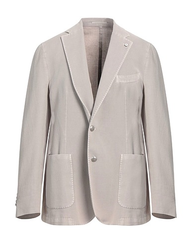 L.B.M. 1911 Blazer Light grey 59% Cotton, 41% Ramie