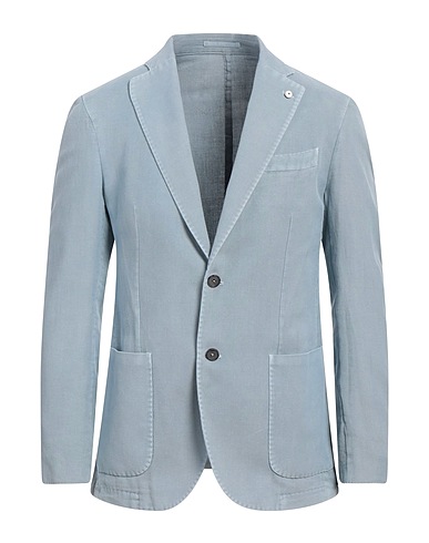 L.B.M. 1911 Blazer Slate blue 59% Cotton, 41% Ramie