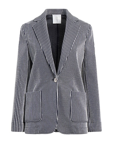 ELEVENTY Blazer Navy blue 58% Cotton, 24% Viscose, 10% Polyamide, 6% Polyester, 2% Elastane