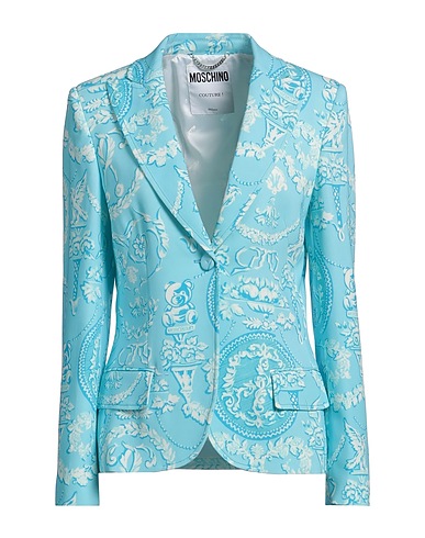 MOSCHINO Jackett COUTURE Himmelblau 94% Viskose, 6% Elastan
