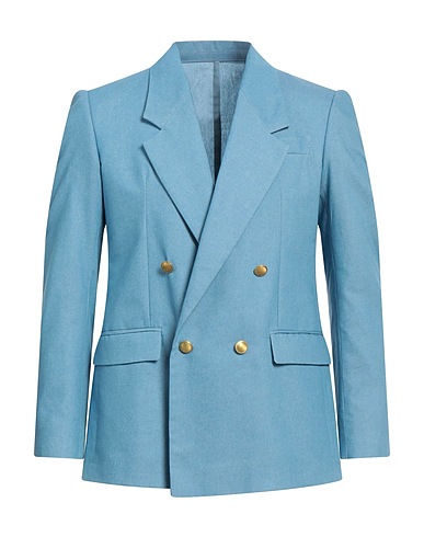 MARSĒM Blazer Light blue 60% Cotton, 40% Polyester