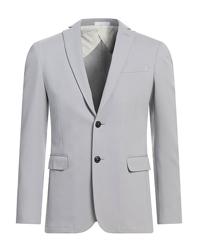 LAB. PAL ZILERI Blazer Light grey 92% Cotton, 8% Elastane