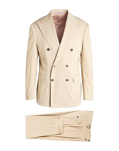 CANALI Suits Beige 61% Cotton, 31% Wool, 5% Silk, 3% Elastane