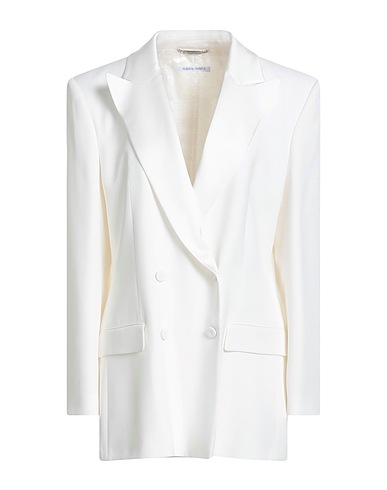 ALBERTA FERRETTI Giacca Bianco 74% Acetato, 26% Viscosa