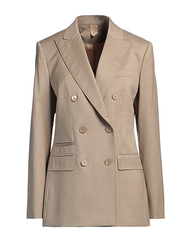 MAX MARA Blazer Beige 100% Virgin Wool