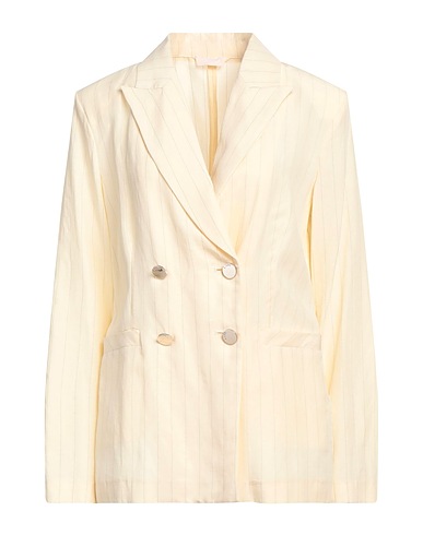 LIU •JO Blazer Pastel yellow 78% Lyocell, 22% Linen