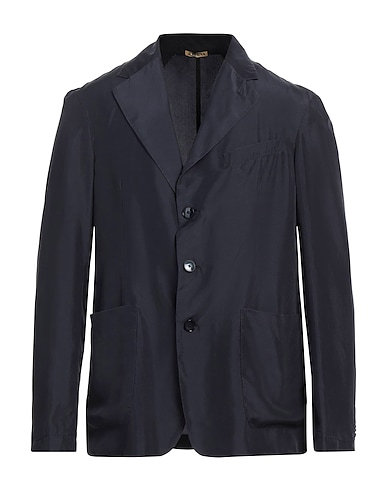 BARENA Blazer Midnight blue 100% Silk