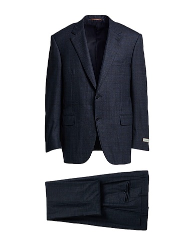 CANALI Suits Navy 98% Wool, 2% Elastane
