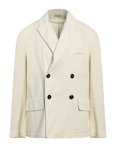 BARENA Blazer Cream 98% Cotton, 2% Elastane