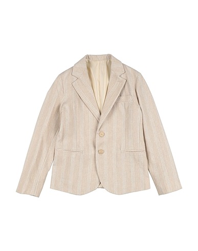 BIEN HABILLE Blazer Beige 70% Cotton, 22% Polyester, 8% Linen