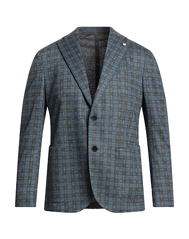 L.B.M. 1911 Blazer Azure 50% Polyester, 36% Virgin Wool, 12% Polyamide, 2% Cashmere