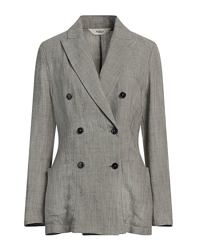 BARENA Veste Gris 65% Viscose, 35% Lin
