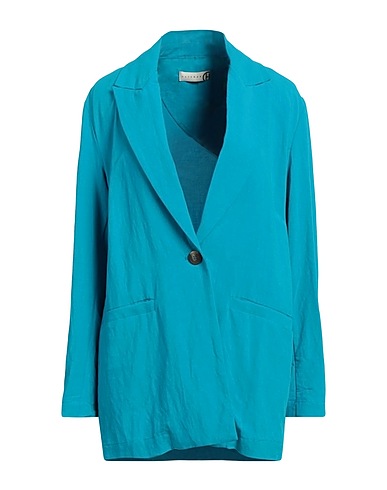 HAVEONE Blazer Turquoise 60% Viscose, 40% Linen