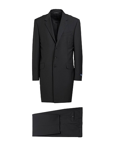 CANALI Suits Black 84% Wool, 16% Mohair wool