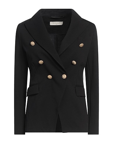 CIRCOLO 1901 Blazer Black 97% Cotton, 3% Elastane