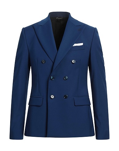 DANIELE ALESSANDRINI Blazers Marineblau 70% Polyester, 28% Viskose, 2% Elastan