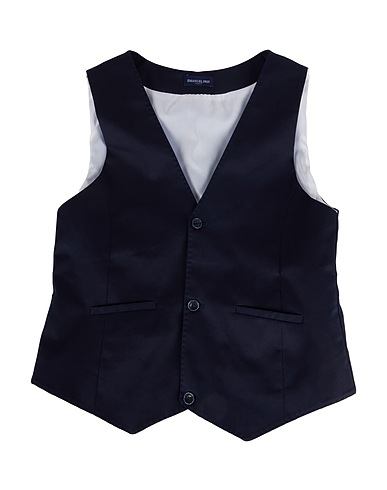 EMANUEL PRIS Gilet de costume 98% Coton, 2% Élasthanne