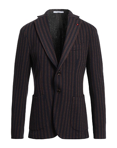 FUGÀTO Blazer Blu notte 30% Acrilico, 28% Cotone, 25% Poliestere, 12% Lana, 5% Altre Fibre