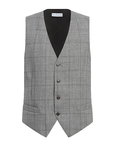 LUIGI BIANCHI Mantova Waistcoat 71% Virgin Wool, 15% Silk, 14% Linen