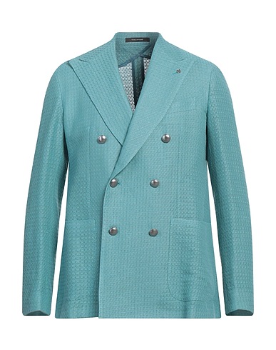 TAGLIATORE Blazer Turquoise 35% Linen, 35% Viscose, 30% Cotton