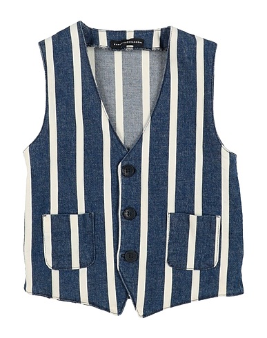 DANIELE ALESSANDRINI Waistcoat 98% Cotton, 2% Elastane