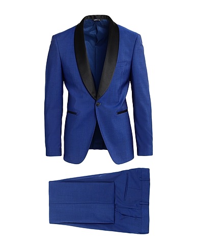 TONELLO Suits Blue 84% Virgin Wool, 15% Mohair wool, 1% Elastane