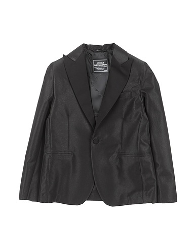 DANIELE ALESSANDRINI Blazer Black 58% Acrylic, 38% Polyester, 4% Polyamide