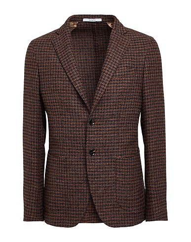 FUGÀTO Blazer Brown 86% Virgin Wool, 14% Polyester
