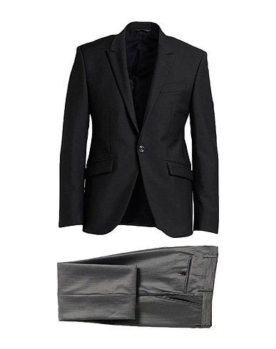 CARLO PIGNATELLI Suits Black 73% Wool, 27% Mohair wool