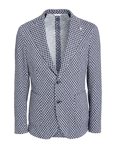 MANUEL RITZ Blazer Navy 57% Polyester, 40% Cotton, 3% Elastane