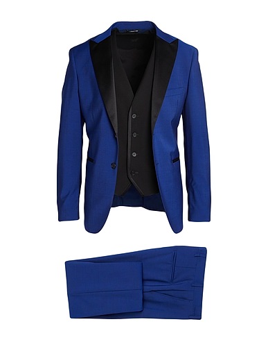 TONELLO Suits Blue 84% Virgin Wool, 15% Mohair wool, 1% Elastane