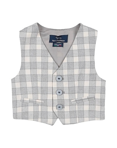 HARMONT & BLAINE Waistcoat Light grey 55% Cotton, 45% Polyester